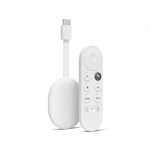 Chromecast with  TV  4K  Snow, Google, Mfr#: GOOGA01919-US